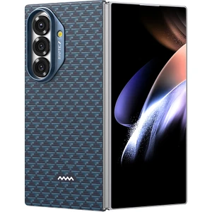 Galaxy Z Fold 7 Kılıf M-Safe Uyumlu Raptic Aramid Skin Origin Serisi Kapak Lacivert