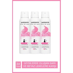 Invisible Fresh Pudralı Deodorant Sprey 150 Ml X 3 Adet