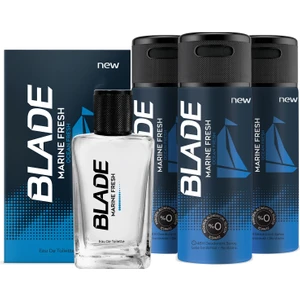 Marine Fresh EDT Erkek Parfüm 70 ml & Deodorant 3 x 150 ml