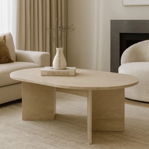 Oscar Orta Sehpa Traverten