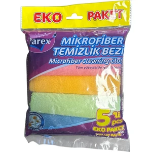Mikrofiber Temizlik Bezi Eko Paket 5li