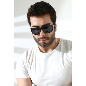 Erkek Kare Aksesuarlı Polarize Güneş Gözlüğü 23052 C2 P