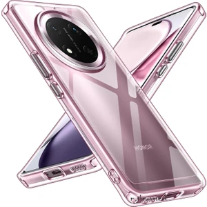 Honor Magic 7 Lite Kılıf Kamera Çıkıntılı Korumalı Yumuşak Şeffaf Silikon Renksiz Kapak