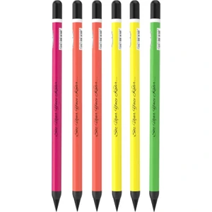 Panpen Neon Serisi Bitmeyen Kurşun Kalem (PAN721) 6 Adet