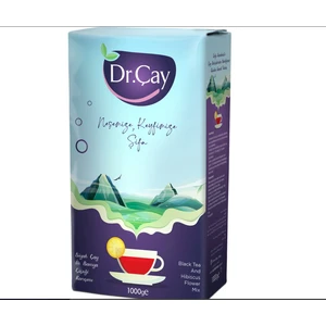 Dr. Çay Siyah Çay Ile Bamya Çiçeği Karışımı 1 kg