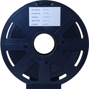 95A Tpu Esnek Flex Filament -Siyah