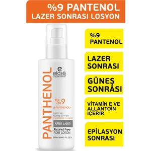 Lazer Epilasyon ve Güneş Sonrası Aloe Vera ve Vitamin E Içerikli Pantenol Bakım Losyonu 250 Ml.