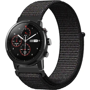 Amazfit Pace 2 Stratos Akıllı Saat Uyumlu Spor Kumaş Desenli Cırt Cırtlı Kordon Kayış