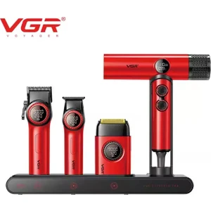 Profesyonel Saç Kesme Makinesi Yapışmaz Pro 4'ü 1 Arada V-001 & V-401 & V-37