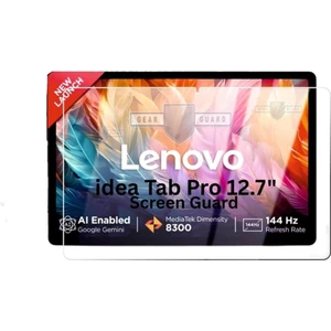 Lenovo Idea Tab PRO12.7 Inç ile Uyumlu 9h Esnek Nano Şeffaf Ekran Koruyucu