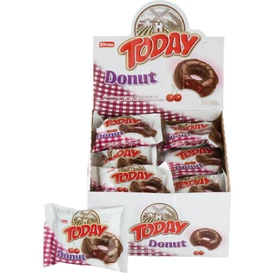 Today Donut Kek Vişneli 35 gr 24 Adet (1 Kutu)