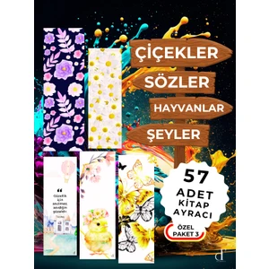 57'li Kitap Ayracı Seti - Özel Paket3