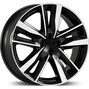 17 Inç 4X108 Peugeot Citroen Siyah Elmas Kesim Jant Modeli (4 Adet)