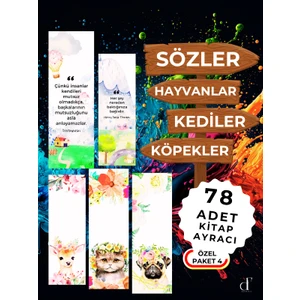 78'li Kitap Ayracı Seti - Özel Paket4
