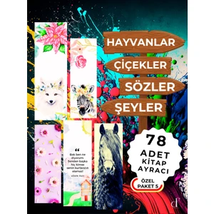 78'li Kitap Ayracı Seti - Özel Paket5