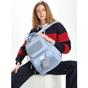 Pierre Cardin Okul Sırt Çantası Mavi 07Pc2824-M