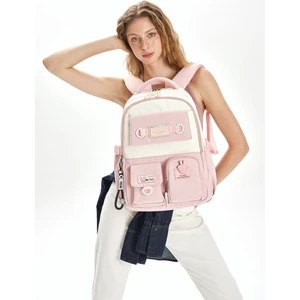 Pierre Cardin Okul Sırt Çantası Pembe 07PC18828-P