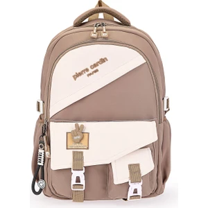Pierre Cardin Okul Sırt Çantası Kahve 07Pc303-Kh