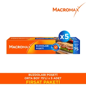 Buzdolabı Poşeti Orta Boy - 75 Li Paket X5