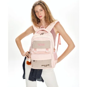 Pierre Cardin Okul Sırt Çantası Pembe 07PC1701-P