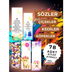 78'li Kitap Ayracı Seti - Özel Paket6