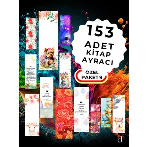 153'LÜ Kitap Ayracı Seti - Özel Paket9