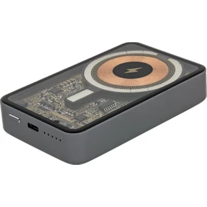 Clear 3.0 MagSafe Powerbank 10000 mAh | Şeffaf Tasarım, 15W Kablosuz + 20W PD Hızlı Şarj, Orijinal Alman Teknolojisi, iPhone 12/13/14/15/16 Uyumlu, 2 Yıl Garantili