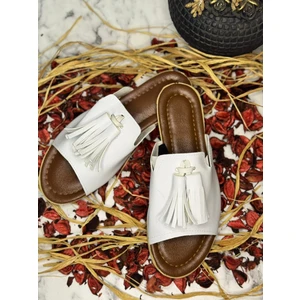 Püsküllü Terlik Yumuşak Taban