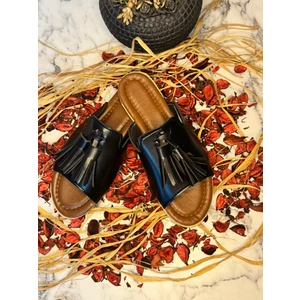 Püsküllü Terlik Yumuşak Taban