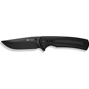 Regnator Flipper & Thumb Stud Knife All Black G10 Handle Çakı