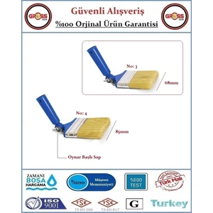 Robot Ayarlı Kestirme Boya Fırçası - No: 3