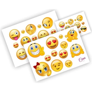 Emoji Sticker Etiket