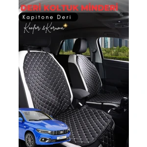 Fiat Egea Hatchback Uyumlu Tam Set Deri Koltuk Minderi | Terletmez | Universal | Tam Koruma | A3