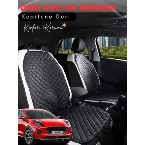 Ford Puma Uyumlu Tam Set Deri Koltuk Minderi | Terletmez | Universal | Su Geçirmez | A4