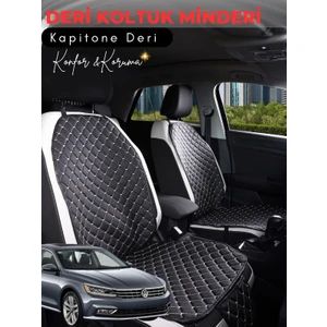 Volkswagen Passat B8 Uyumlu Tam Set Deri Koltuk Minderi | Terletmez | Universal | Su Geçirmez | A3