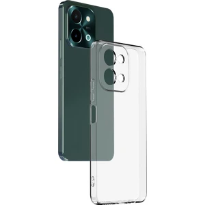 Vivo Y28 Kılıf Pürüzsüz Şık Parlak Ultra Ince Esnek Şeffaf Silikon Kapak