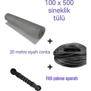 Fiberclass 100X500 Sıkıştırma Aparatı ve 20 mt Sıkıştırma Fitili