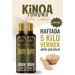 Melek Ana Ürünleri Ananas Sirke Yardımcı En Etkili ve En Lezzet Detoks Sirkesi 250 ml (2'li Set)