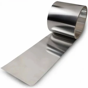 Paslanmaz Sac Levha, 301 Kalite, 0.05 mm Kalınlığında, 'sıyırıcı, Rulo, Sentil, Şim' 1000X230X0.05