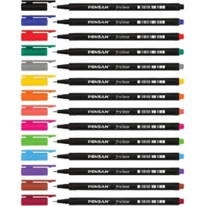 6500 Fineliner Kalem 14 Renk