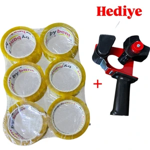 Çarşı Hmz Koli Bandı Makinesi ve 6 Lı Koli Bandı Hediyeli 45MMX100M