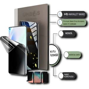 One Plus 9 Pro Nano Ekran Koruyucu Ultra Ince Esnek - Hd Şeffaf Hayalet - Umbos