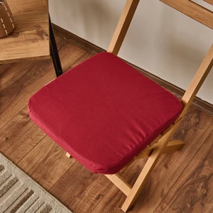 Soft Dinant Sandalye Minderi - Bordo - 38x38 cm