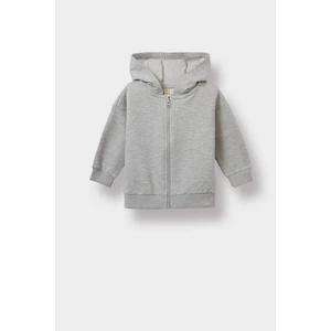 Erkek Bebek Kapüşonlu Fermuarlı Sweatshirt E8697A525AU