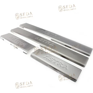 Seda Dizayn Oto Opel Astra H (Hb) Sd 2009 > 2013 Kapı Eşiği 4 Prç. P. Çelik