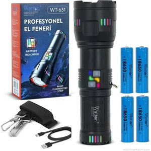 Wt 631 Profesyonel El Feneri 30.000 Lumen