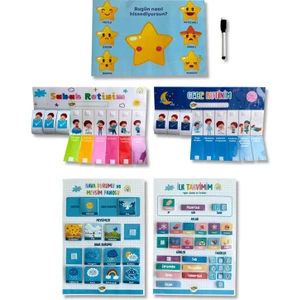 Rutin Pano Seti 5'li Set (Erkek Görsel)