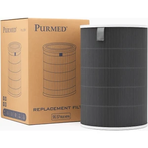 Xiaomi Mi 1 / Mi 2 / Mi 3 / Mi Pro Air Purifier Uyumlu Gri H13 HEPA + Karbon Filtre – RFID Çipli Yedek Filtre