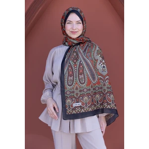 Eyşan İpek Anadolu Motifleri Etnik Desenli Pamuklu Şal