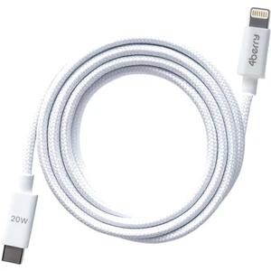 Eco-Cl Beyaz Usb-C-Lightning 2 m Örgülü Kablo – 20 w Hızlı Şarj